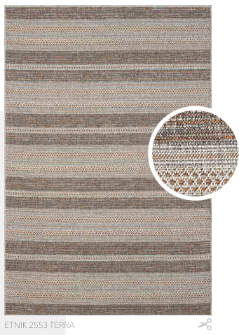 SEYRAN HALI ETNİK 2553-TERRA