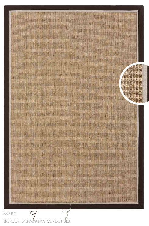 BOMBAY BORDÜR 662 BEJ-K.KAHVE-BEJ