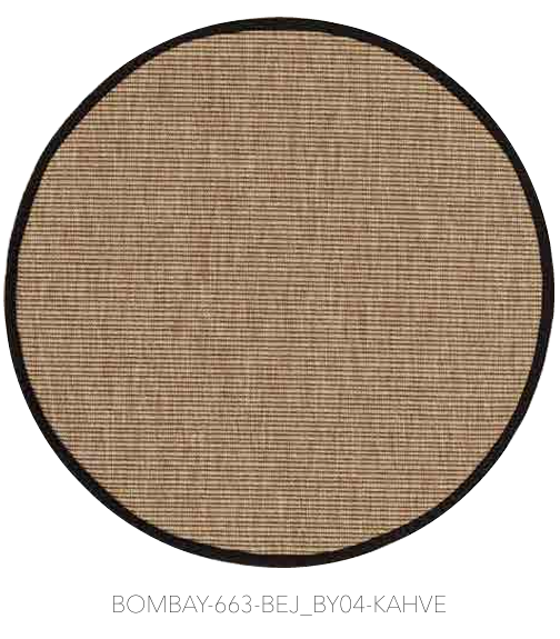 BOMBAY BİYE DAİRE 663 BEJ-KAHVE