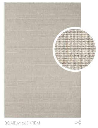 SEYRAN HALI BOMBAY 663 KREM