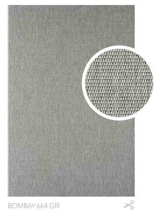 SEYRAN HALI BOMBAY 664 GRİ