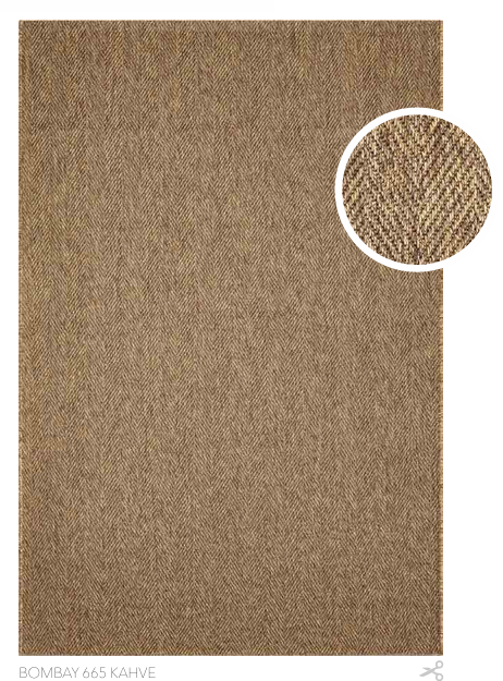 SEYRAN HALI BOMBAY 665 KAHVE