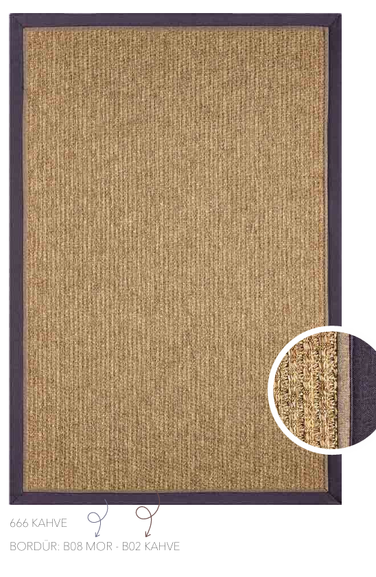 BOMBAY BORDÜR 666 KAHVE