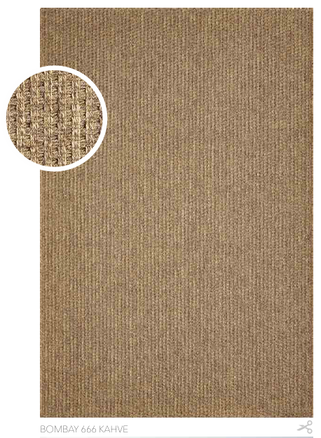 SEYRAN HALI BOMBAY 666 KAHVE