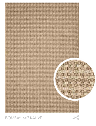 SEYRAN HALI BOMBAY 667 KAHVE