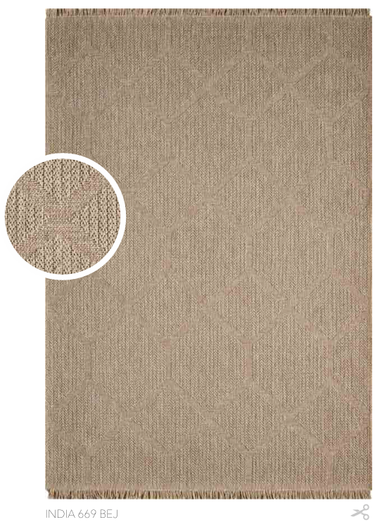 SEYRAN HALI INDIA 669 BEJ