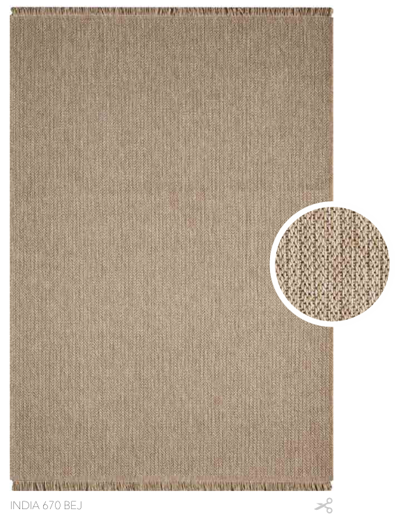 SEYRAN HALI INDIA 670 BEJ