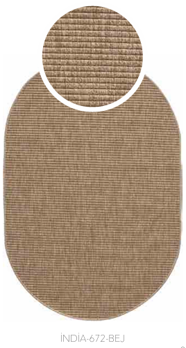 SEYRAN HALI INDIA OVAL 672 BEJ