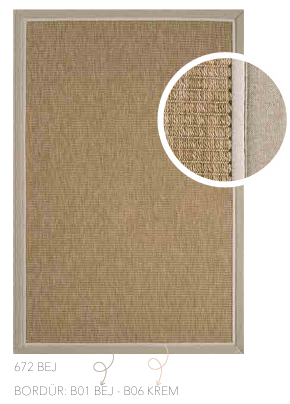 INDIA BORDÜR 672 BEJ-BEJ-KREM