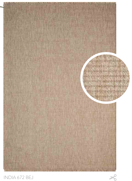 SEYRAN HALI INDIA 672 BEJ